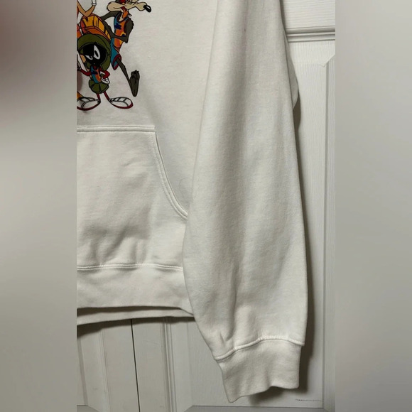 FREEZE Space Jam 2 Tune Squad Looney Tunes White Hoodie Size XL - Picture 6 of 6